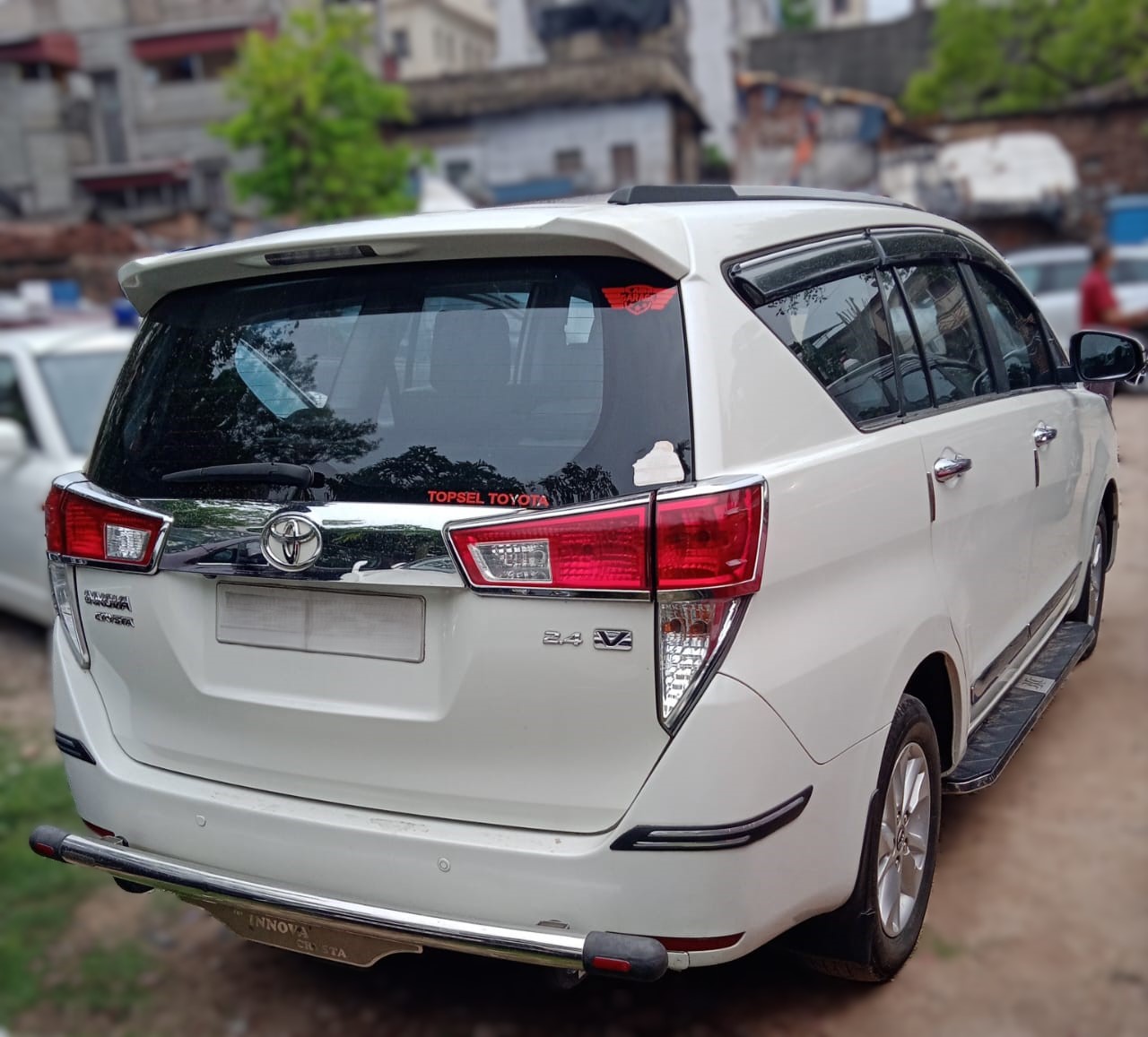 Basu Travels vehicle ready for passenger pickup
